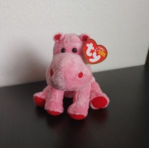 Ty Beanie Babies Big Kiss Hippo